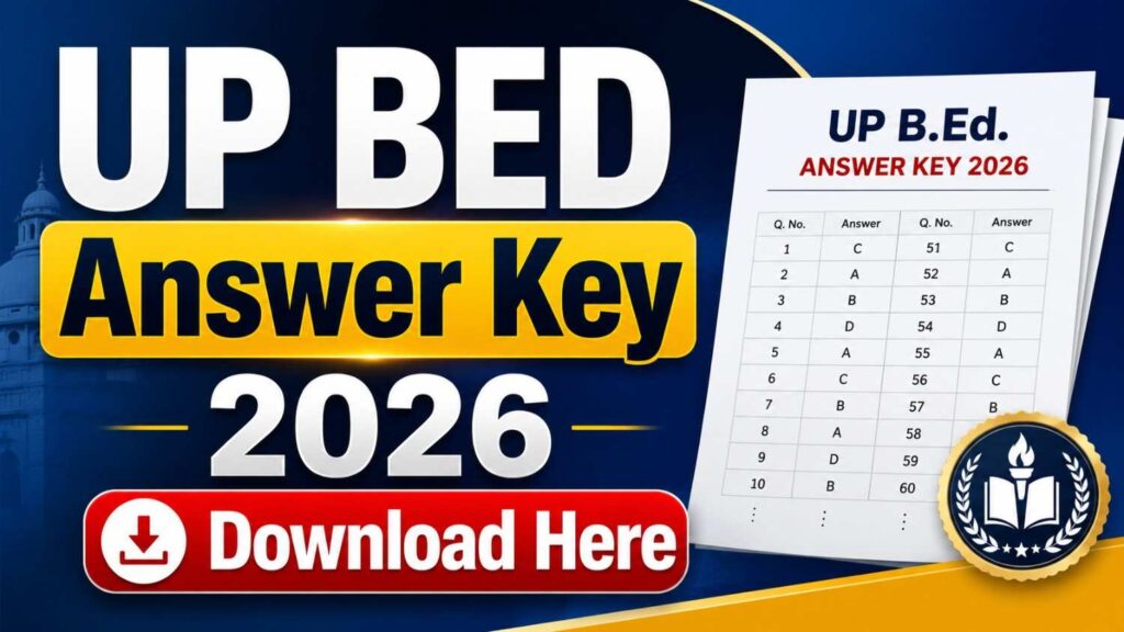 UP BED Answer Key 2026