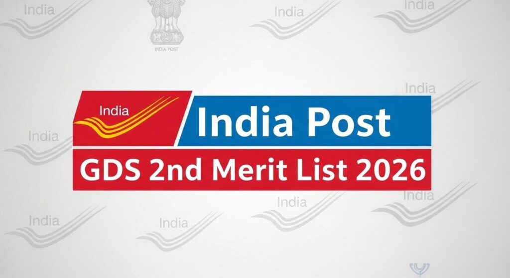 India Post GDS 2nd Merit List 2026