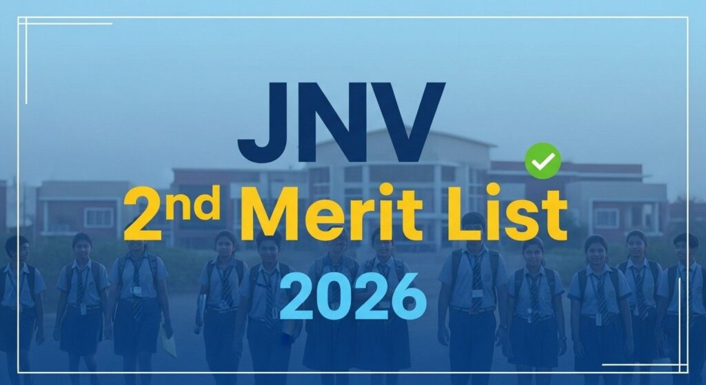 JNV 2nd Merit List 2026